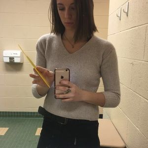 Madewell pink wool sweater